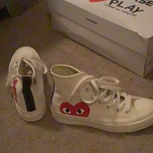 Converse Shoes - CDG Play hi top converse Converse Shoes - CDG Play hi top converse